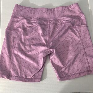 Athletic  works girls athletic shorts XXL(18) color purple